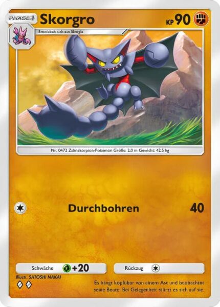 Skorgro-075-155-B3-Pulsierende-Aura-Pokémon-TCG-Sammelkartenspiel-Pocket-Karte-Deutsch