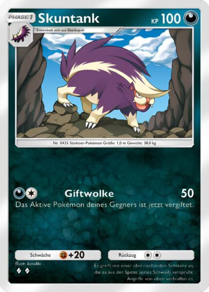 Skuntank-103-207-Kollision-von-Raum-und-Zeit-Pokémon-TCG-Sammelkartenspiel-Pocket-Karte