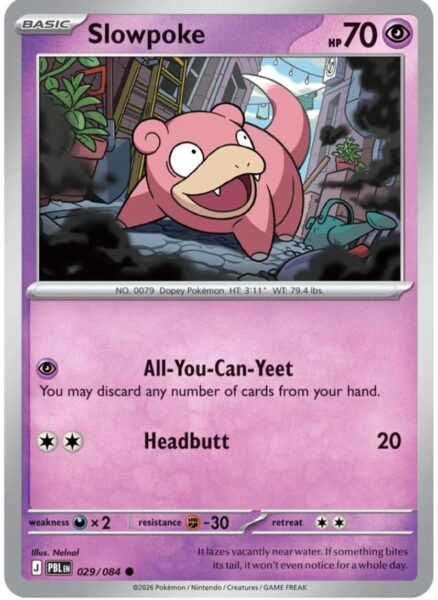Slowpoke-029-084-Pitch-Black-Dunkelnacht-Pokémon-Karte-Englisch