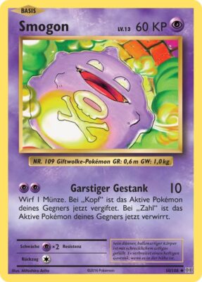Smogon_50-108_XY-Evolution-Evolutions_Pokémon-Karte_Deutsch