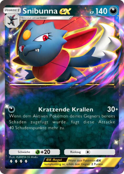 Snibunna-ex-099-207-Kollision-von-Raum-und-Zeit-Pokémon-TCG-Sammelkartenspiel-Pocket-Karte