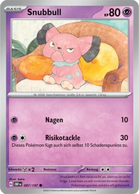 Snubbull_087-197_OBF_Obsidianflammen_Obsidian-Flames_Pokémon-Karte_Deutsch