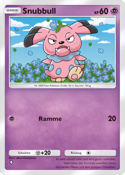 Snubbull-088-161-Weisheit-von-Meer-und-Himmel-A4-Pokémon-TCG-Sammelkartenspiel-Pocket-Karte