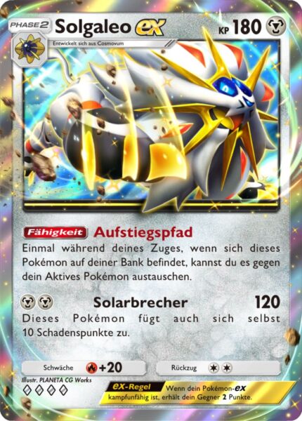 Solgaleo-ex-A3-Hüter-des-Firmaments-Pokémon-TCG-Sammelkartenspiel-Pocket-Karte