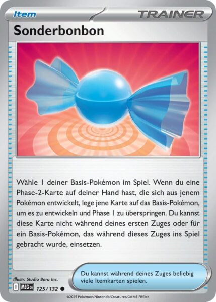 Sonderbonbon-125-132-MEG-DE-Mega-Entwicklung-Pokémon-Karte-Deutsch