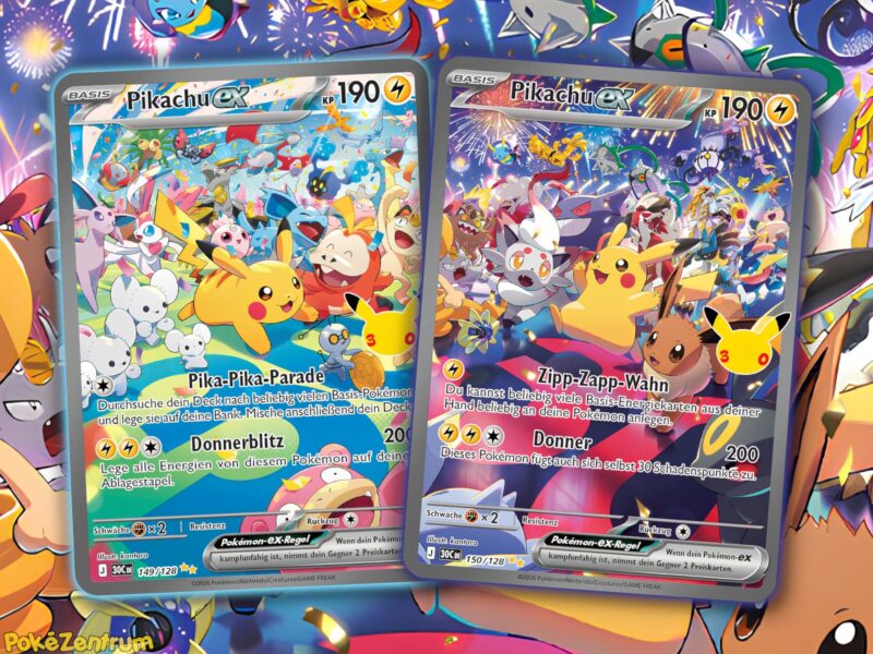Special-Illustration-Rare-Karten-Illustrationskarten-Pikachu-ex-Pokémon-30-Jahre-enthüllt-Jubiläum-30th-Celebration