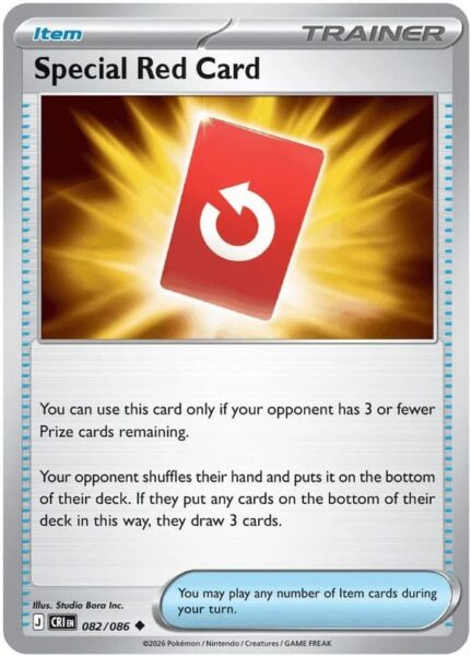 Special-Red-Card-082-086-Chaos-Rising-Wachsendes-Chaos-Pokémon-Karte-Englisch-2026