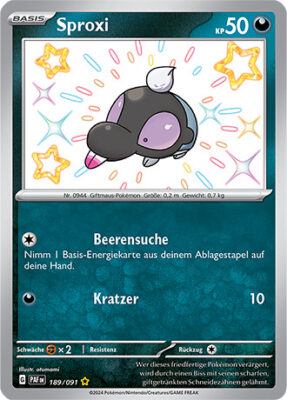 Sproxi_189-091_PAF-DE_Shiny_Schillernd_Paldeas-Schicksale_Pokémon-Karte_Deutsch