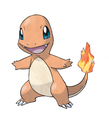 Das Feuer Starter Pokemon Glumanda