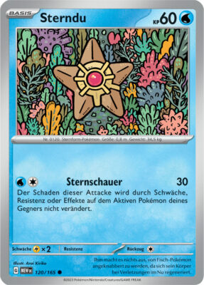 Sterndu-120-165-Pokémon-Karmesin-Purpur-151-MEW-DE-Pokémon-Karte-Karten-Deutsch
