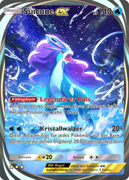 Suicune-ex-090-071-Verborgene-Quelle-A4a-Pokémon-TCG-Sammelkartenspiel-Pocket-Karte