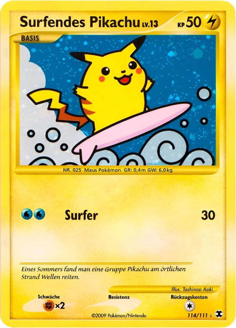 Surfendes-Pikachu-114-111-Aufstieg-der-Rivalen-Retro-Holo-Secret-Rare-Pokemon-Karte
