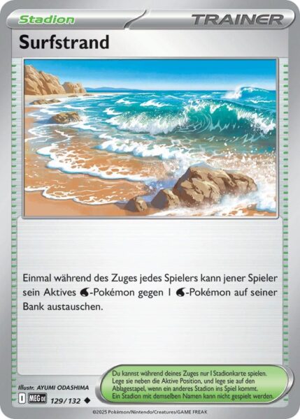 Surfstrand-129-132-MEG-DE-Mega-Entwicklung-Pokémon-Karte-Deutsch