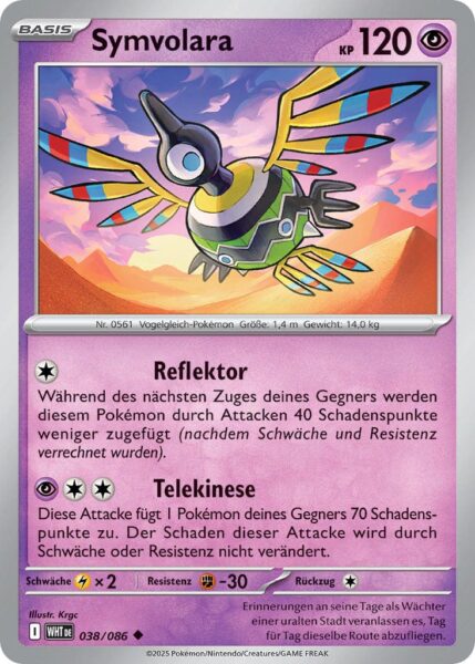 Symvolara-038-086-WHT-DE-Weiße-Flammen-Pokémon-Karte-Karmesin-Purpur-Deutsch