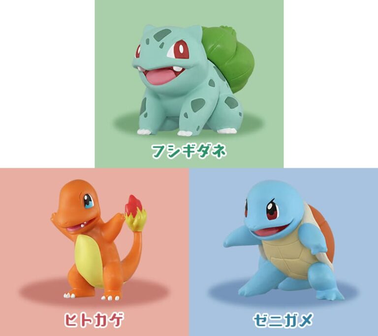 Takara-Tomy-Pokémon-30th-Anniversary-30.-Jubiläum-Merchandise-Moncolle-Region-Starter-Set-Kanto-Japan-1