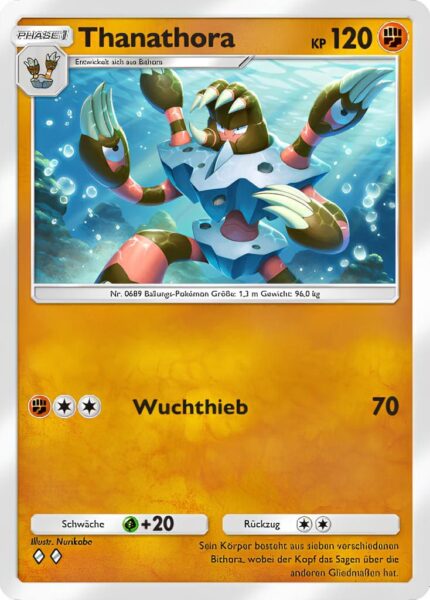 Tanathora-106-161-Weisheit-von-Meer-und-Himmel-A4-Pokémon-TCG-Sammelkartenspiel-Pocket-Karte