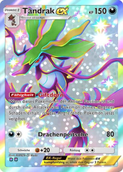 Tandrak-ex-231-155-B3-Pulsierende-Aura-Pokémon-TCG-Sammelkartenspiel-Pocket-Karte-Deutsch