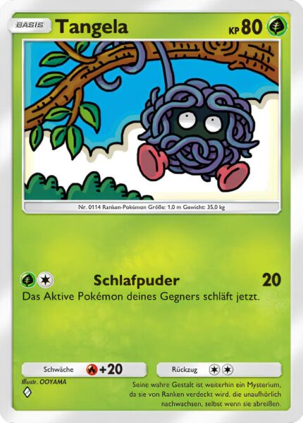 Tangela-004-161-Weisheit-von-Meer-und-Himmel-A4-Pokémon-TCG-Sammelkartenspiel-Pocket-Karte