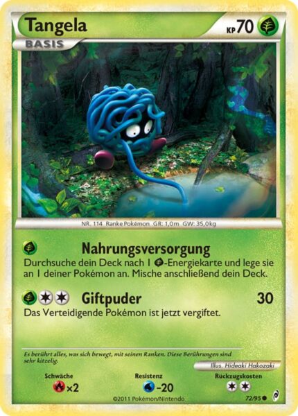 Tangela-72-95-Ruf-der-Legenden-Pokémon-Karte-Deutsch-TCG-Sammelkartenspiel