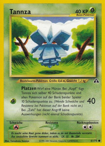 Tannza_61-75_Neo-Entdeckung-Discovery_Pokémon-Karte_Deutsch