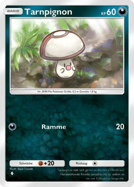 Tarnpignon-107-155-B3-Pulsierende-Aura-Pokémon-TCG-Sammelkartenspiel-Pocket-Karte-Deutsch