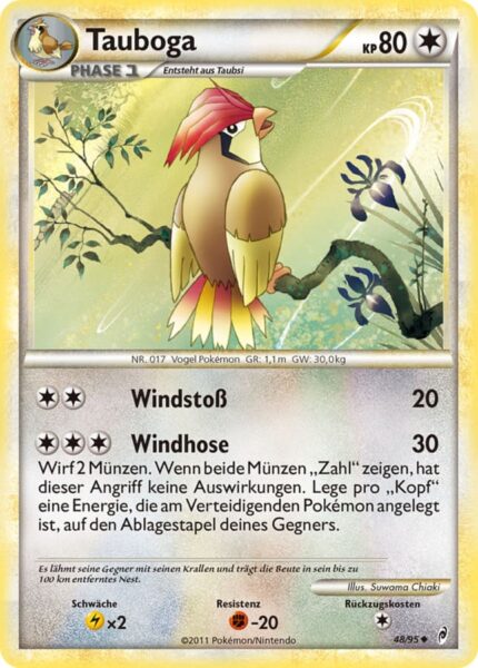 Tauboga-48-95-Ruf-der-Legenden-Pokémon-Karte-Deutsch-TCG-Sammelkartenspiel