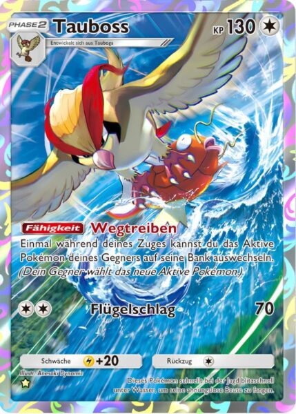 Tauboss-245-Pokémon-TCG-Sammelkartenspiel-Pocket-Unschlagbare-Gene--Full-Art-Digitale-Karte