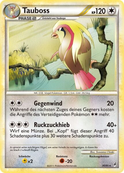 Tauboss-30-95-Ruf-der-Legenden-Pokémon-Karte-Deutsch-TCG-Sammelkartenspiel