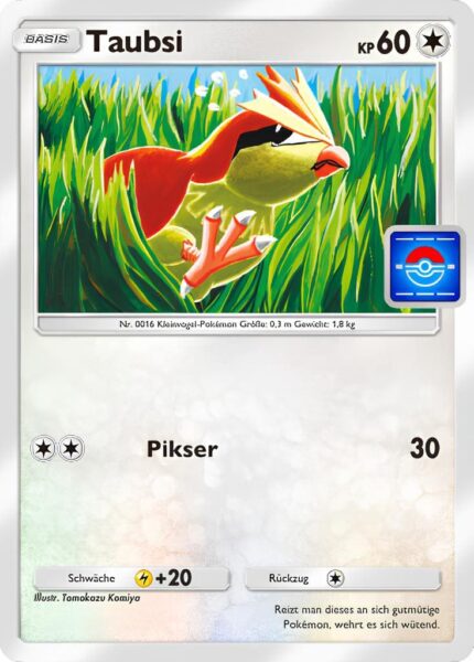 Taubsi-005-P-B-Promo-Karte-Pokémon-TCG-Sammelkartenspiel-Pocket-Deutsch