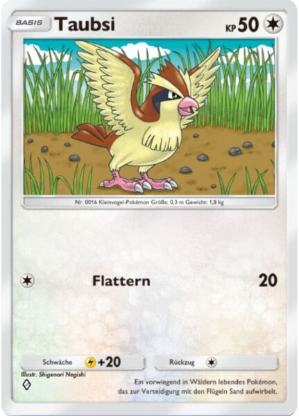 Taubsi-057-068-Pokémon-TCG-Sammelkartenspiel-Pocket-Mysteriöse-Insel-Karte-A1a