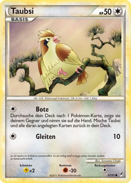 Taubsi-67-95-Ruf-der-Legenden-Pokémon-Karte-Deutsch-TCG-Sammelkartenspiel