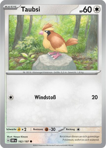 Taubsi_162-197_OBF_Obsidianflammen_Obsidian-Flames_Pokémon-Karte_Deutsch