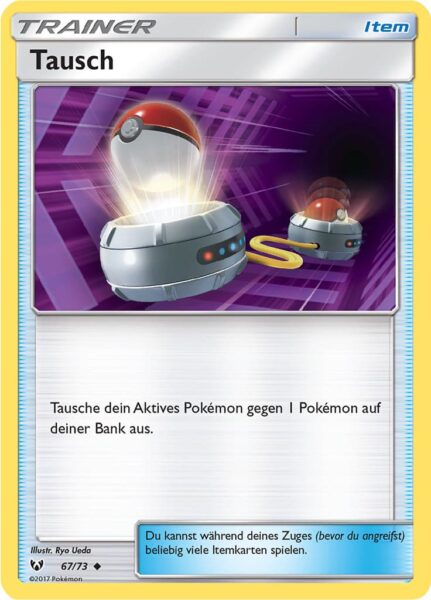 Tausch-67-73-Schimmernde-Legenden-Pokémon-Karte-Deutsch-TCG-Sammelkartenspiel