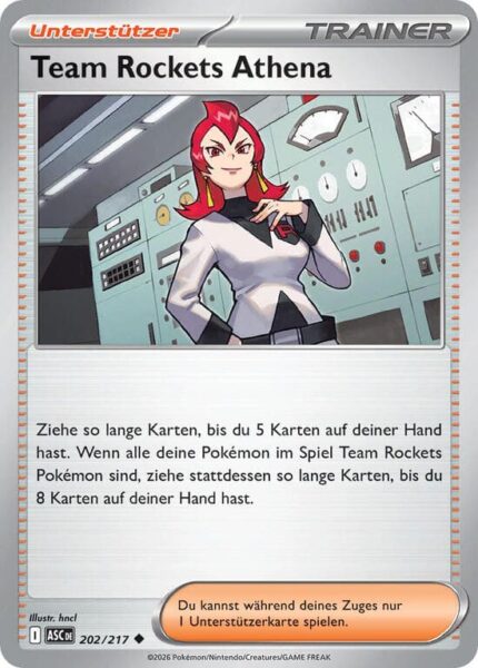 Team-Rockets-Athena-202-217-ASC-Erhabene-Helden-Pokémon-Karte-Deutsch