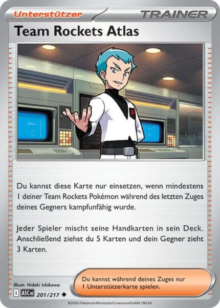 Team-Rockets-Atlas-201-217-ASC-Erhabene-Helden-Pokémon-Karte-Deutsch