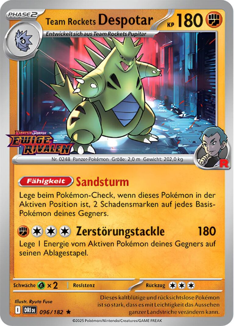 Team-Rockets-Despotar-096-182-Ewige-Rivalen-Prerelease-Promo-Pokémon-Karte-Deutsch