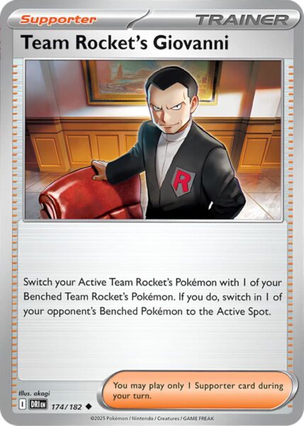 Team-Rockets-Giovanni-174-182-Destined-Rivals-Ewige-Rivalen-Pokémon-Karte-Englisch