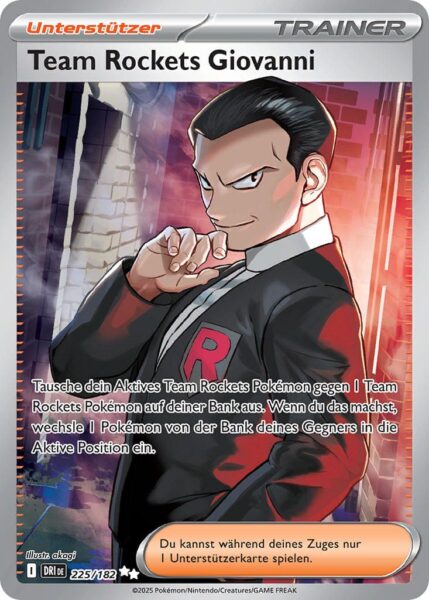 Team-Rockets-Giovanni-225-182-Ewige-Rivalen-Full-Art-Pokémon-Karte-Karmesin-Purpur-Deutsch