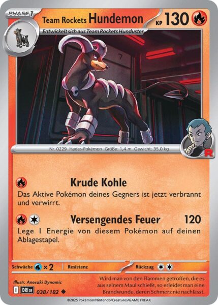 Team-Rockets-Hundemon-038-182-Ewige-Rivalen-Pokémon-Karte-Karmesin-Purpur-Deutsch