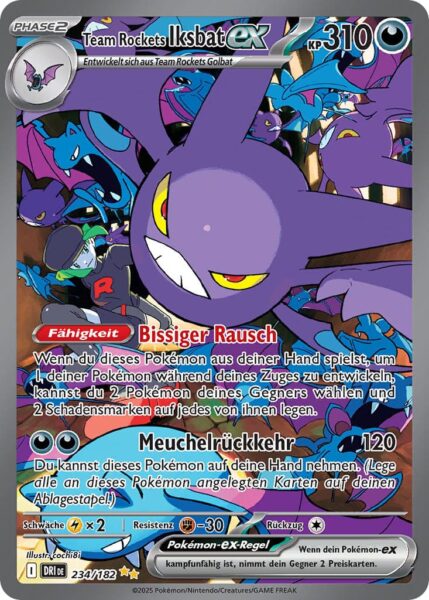 Team-Rockets-Iksbat-ex-234-182-Ewige-Rivalen-Special-Illustration-Rare-Pokémon-Karte-Karmesin-Purpur-Deutsch