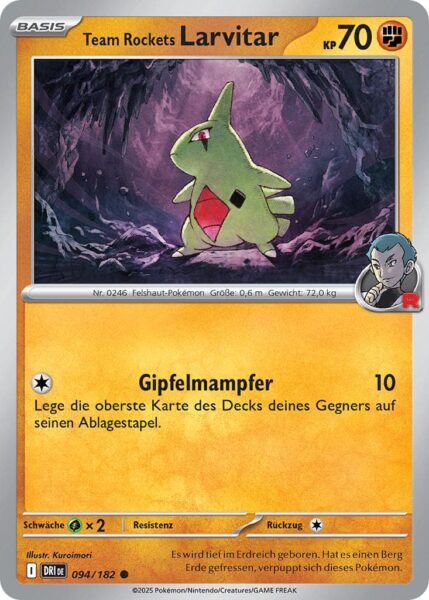 Team-Rockets-Larvitar-094-182-Ewige-Rivalen-Pokémon-Karte-Karmesin-Purpur-Deutsch