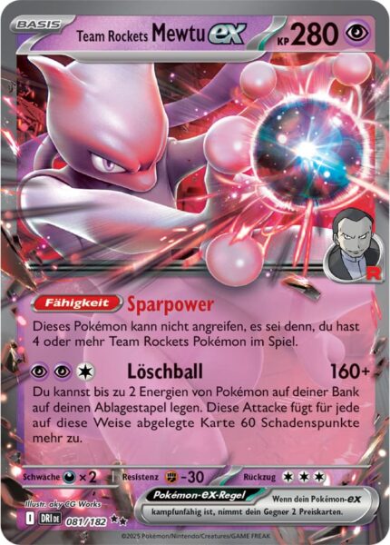 Team-Rockets-Mewtu-ex-081-182-Ewige-Rivalen-Pokémon-Karte-Karmesin-Purpur-Deutsch