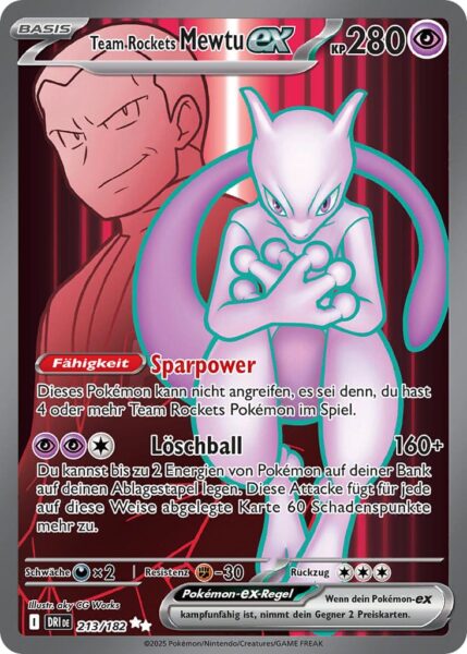 Team-Rockets-Mewtu-ex-213-182-Ewige-Rivalen-Full-Art-Pokémon-Karte-Karmesin-Purpur-Deutsch