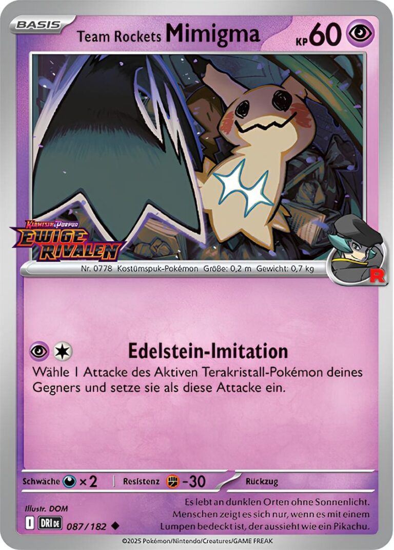 Team-Rockets-Mimigma-087-182-Ewige-Rivalen-Prerelease-Promo-Pokémon-Karte-Deutsch