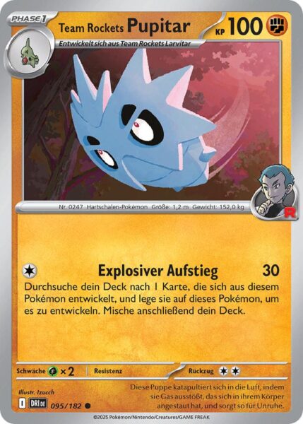Team-Rockets-Pupitar-095-182-Ewige-Rivalen-Pokémon-Karte-Karmesin-Purpur-Deutsch