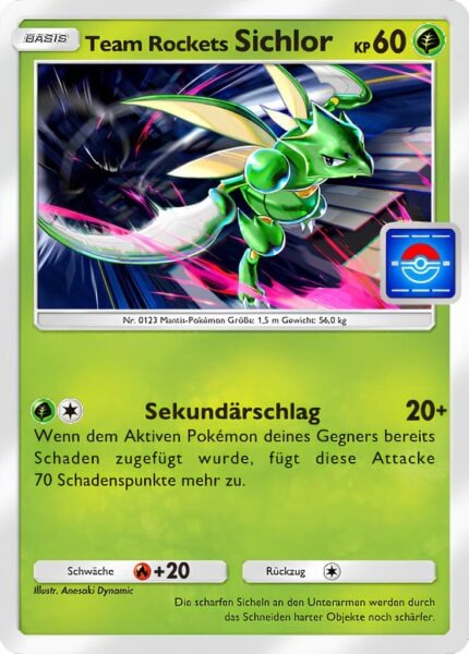 Team-Rockets-Sichlor-088-P-B-Promo-Karte-Pokémon-TCG-Sammelkartenspiel-Pocket