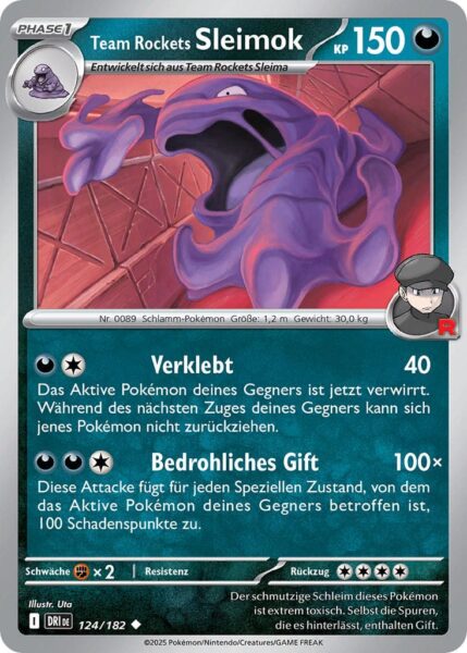 Team-Rockets-Sleimok-124-182-Ewige-Rivalen-Pokémon-Karte-Karmesin-Purpur-Deutsch