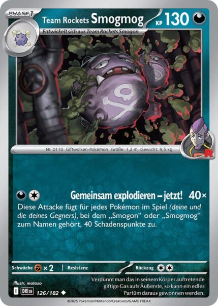Team-Rockets-Smogmog-126-182-Ewige-Rivalen-Pokémon-Karte-Karmesin-Purpur-Deutsch