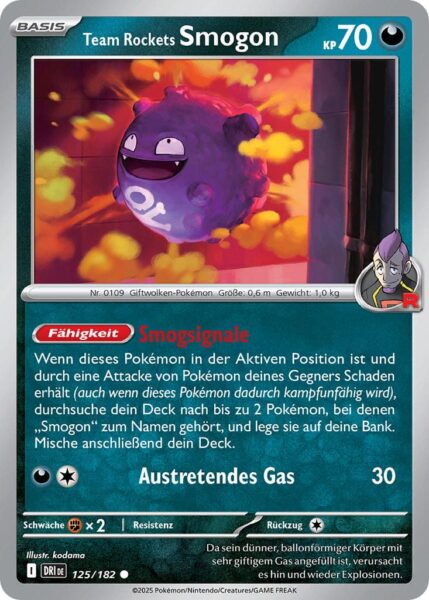 Team-Rockets-Smogon-125-182-Ewige-Rivalen-Pokémon-Karte-Karmesin-Purpur-Deutsch