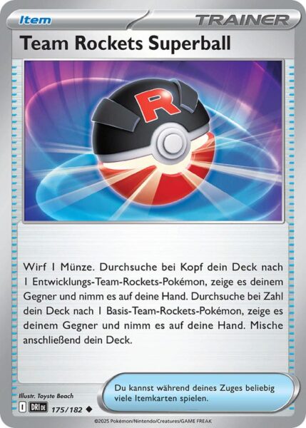 Team-Rockets-Superball-175-182-Ewige-Rivalen-Pokémon-Karte-Karmesin-Purpur-Deutsch